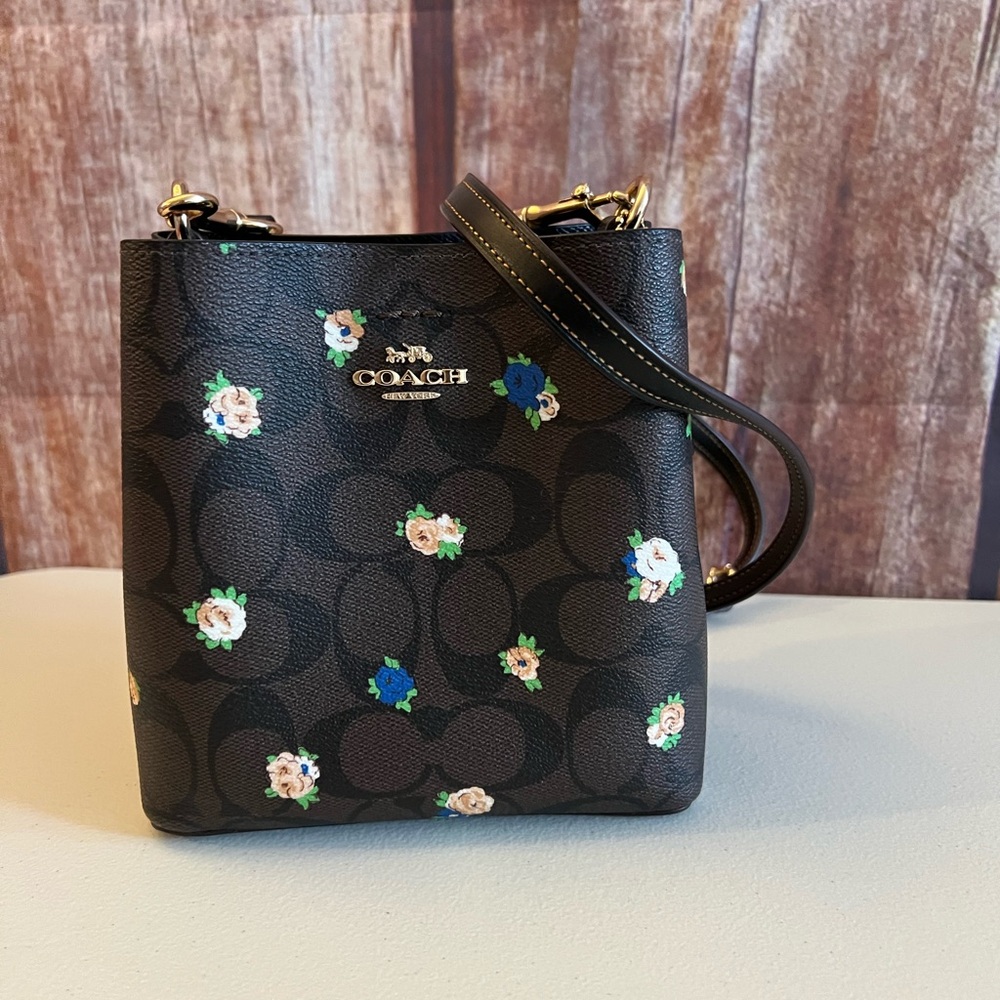Coach Black Floral Women's Bag